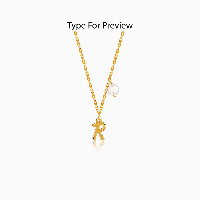 Golden Personalised Chic Necklace