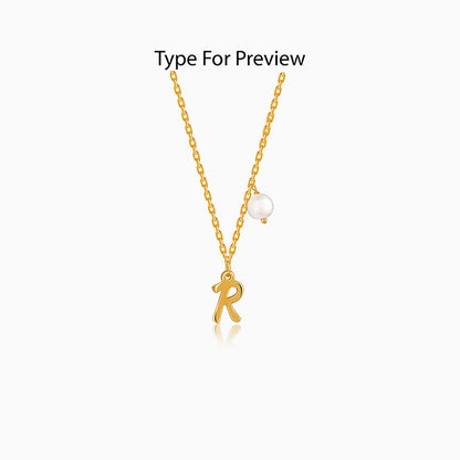 Golden Personalised Chic Necklace