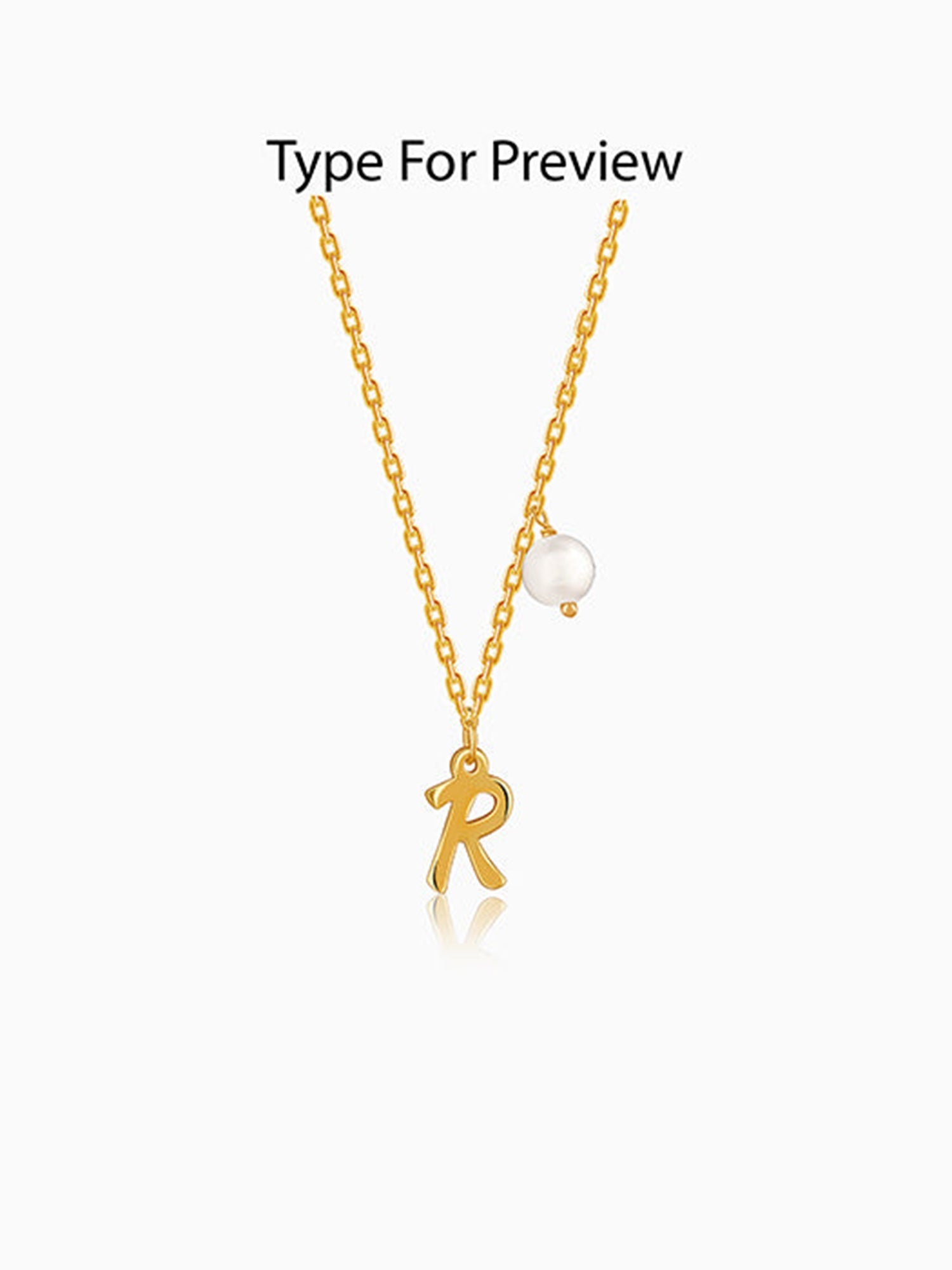 Golden Personalised Chic Necklace