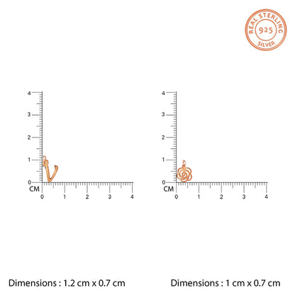 Rose Gold Pearl Rosey Personalised Necklace