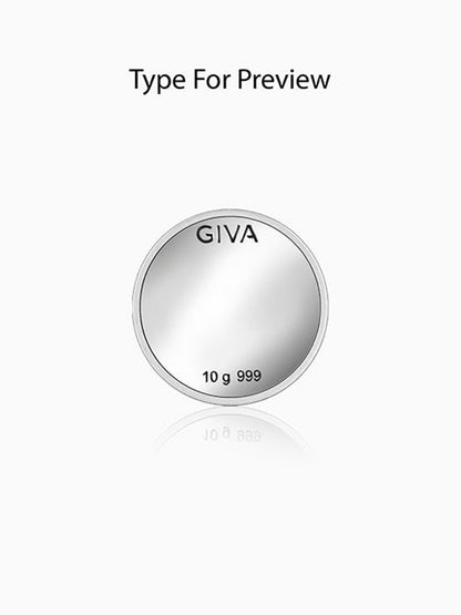 Silver Personalised Baby Birthday Coin