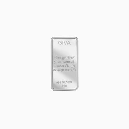 Silver Personalised Tree of Life Bar - 10g