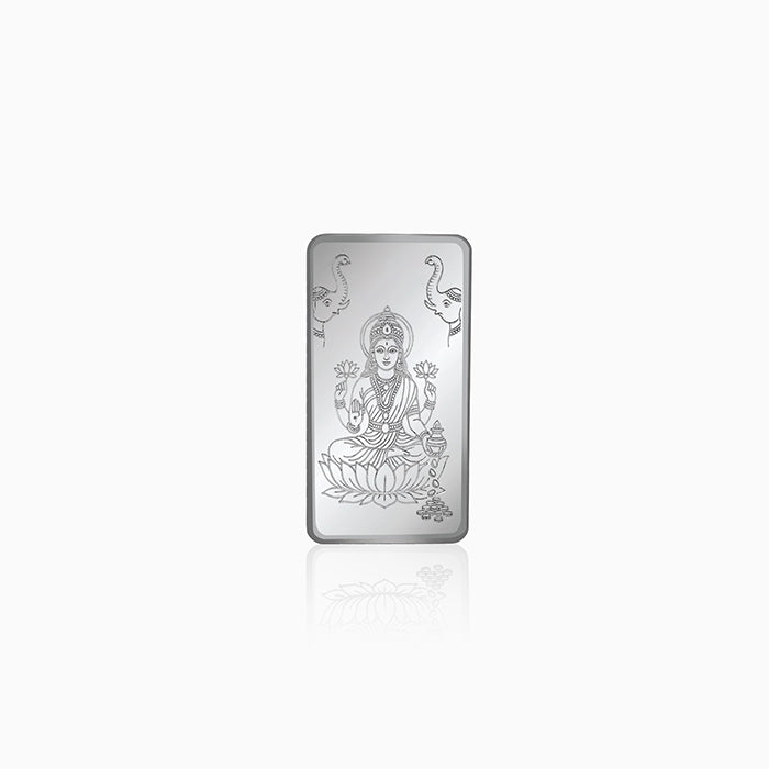 Silver Personalised Lakshmi Bar - 10g