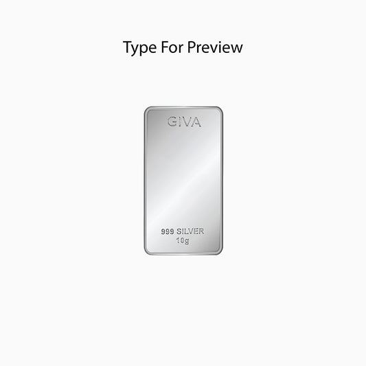 Silver Personalised Lakshmi Bar - 10g