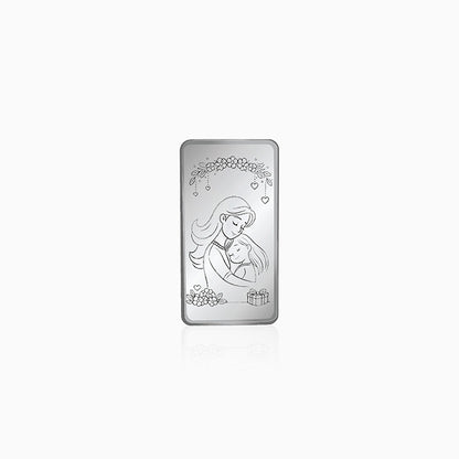 Silver Personalised Mother's day Bar - 10g
