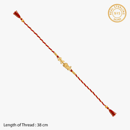 Golden Personalised Doggo Love Rakhi