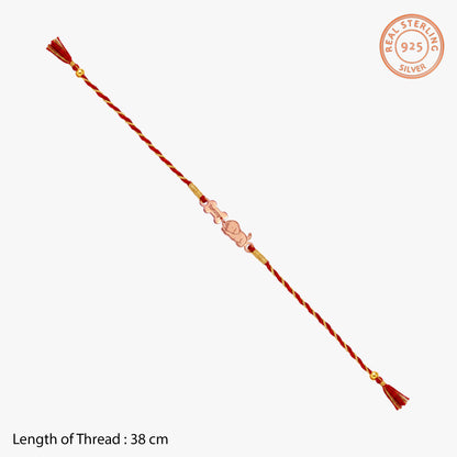 Rose Gold Personalised Doggo Love Rakhi