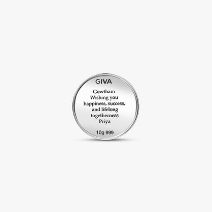 Silver Personalised Siddhidatri Coin - (10g)