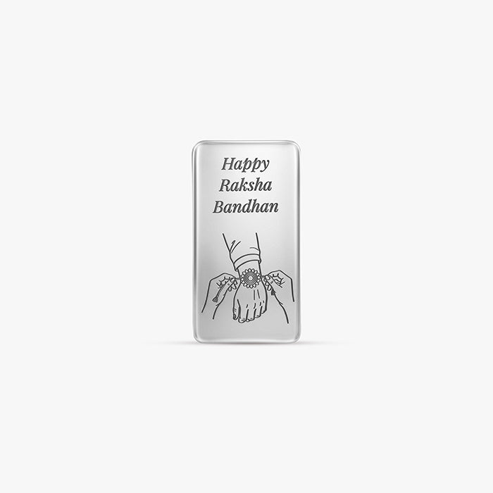 Silver Personalised Skandamata Bar - (10g)