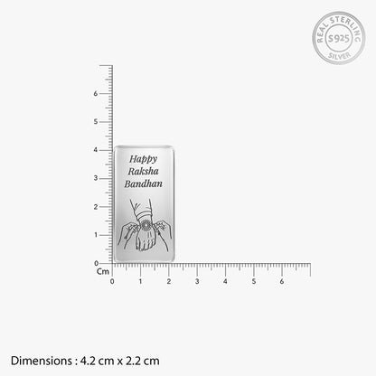 Silver Personalised Skandamata Bar - (10g)