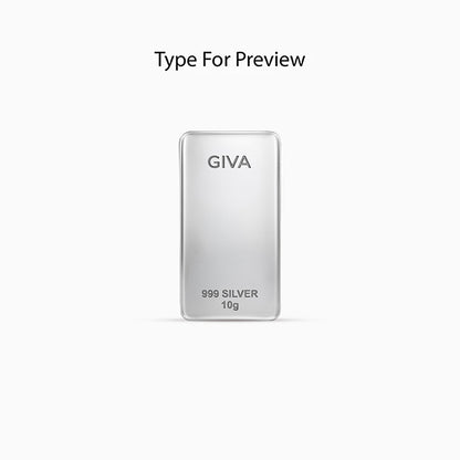 Silver Personalised Skandamata Bar - (10g)