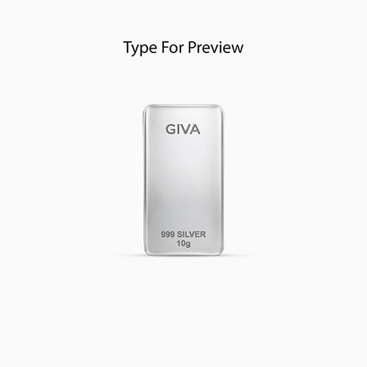 Silver Personalised Skandamata Bar - (10g)