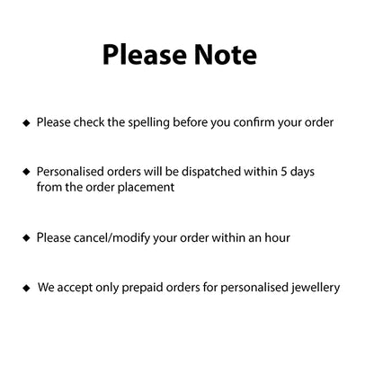 Silver Personalised Star Necklace