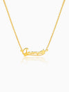 Golden Personalised Star Necklace