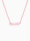 Rose Gold Personalised Queen Necklace