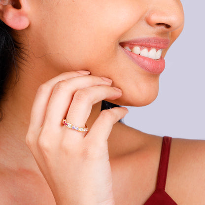 Golden Heavenly Affection Ring