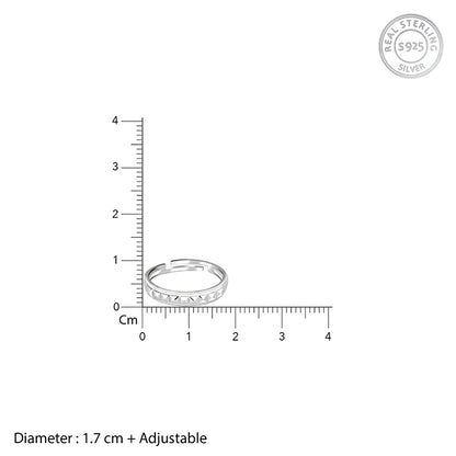 Silver Pyramid Ring for Her