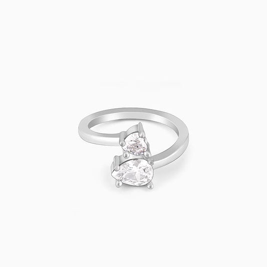 Silver Mists of Love Ring