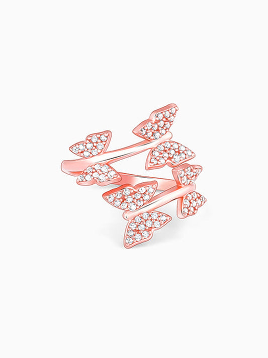 Rose Gold Fluttering Ring
