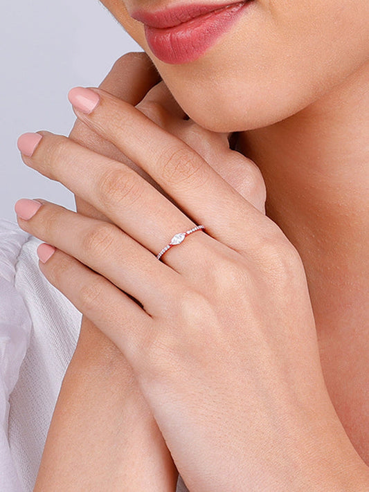 Rose Gold Pristine Ring
