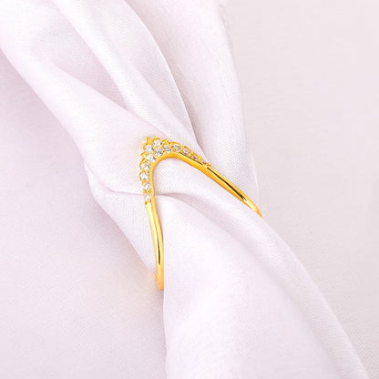 Golden Dreamy Sparkle Vanki Ring