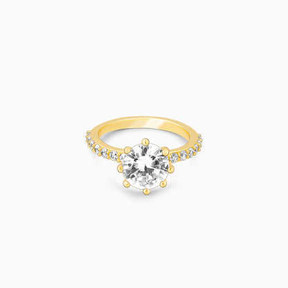 Golden Delightful Zinnia Ring