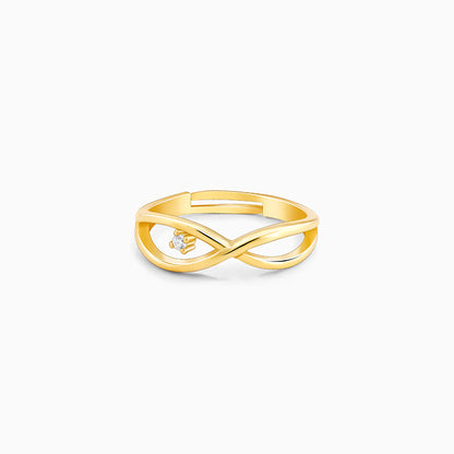 Golden Infinity Bliss Ring