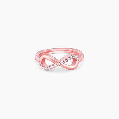 Rose Gold Ever Infinite Ring