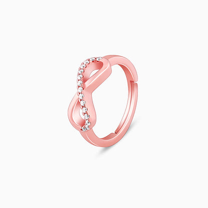 Rose Gold Ever Infinite Ring