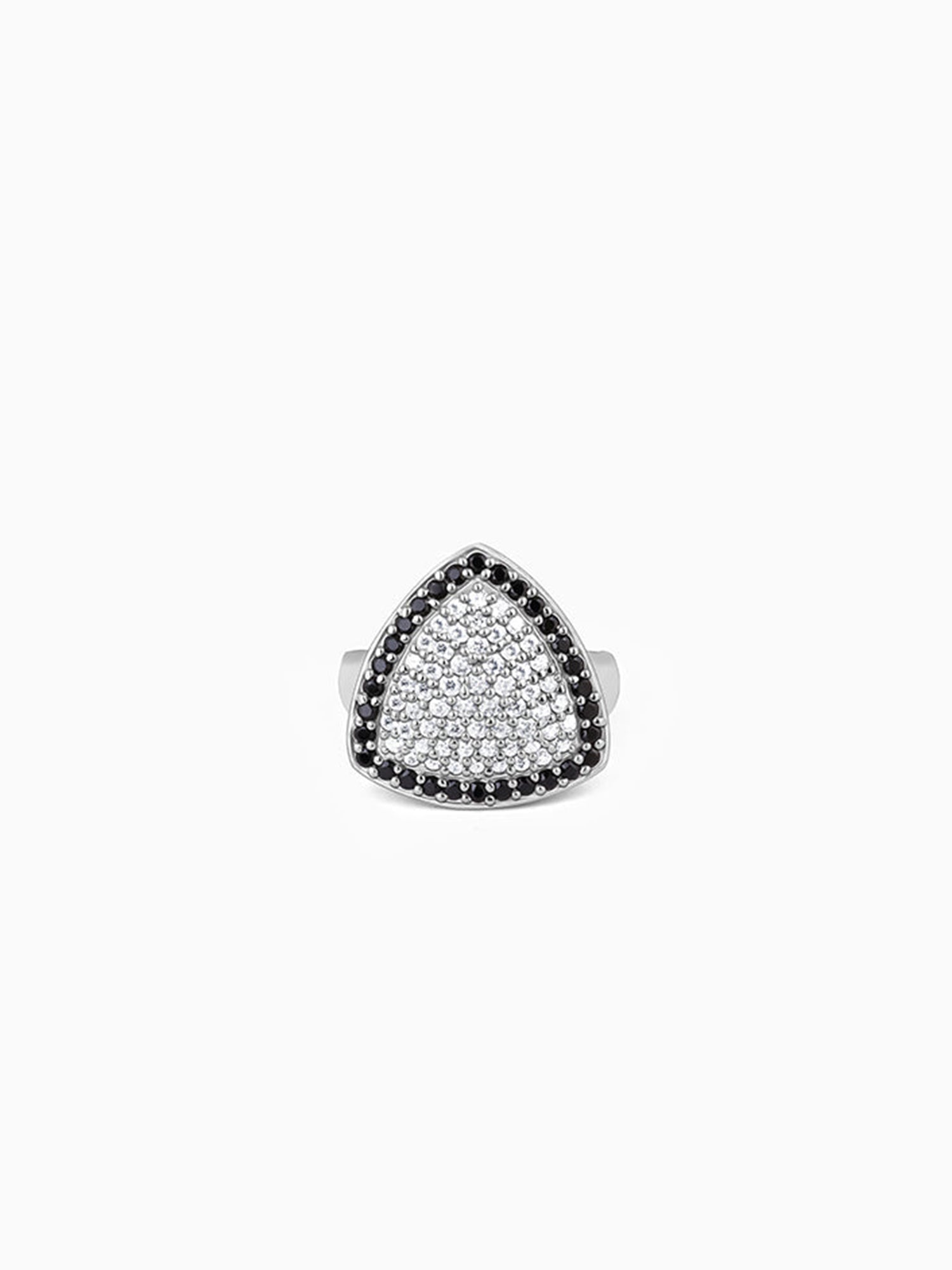 Silver Regal Triangular Ring