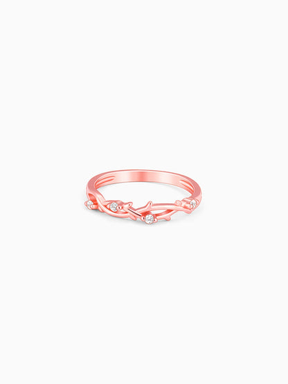Rose Gold Wreath Ring