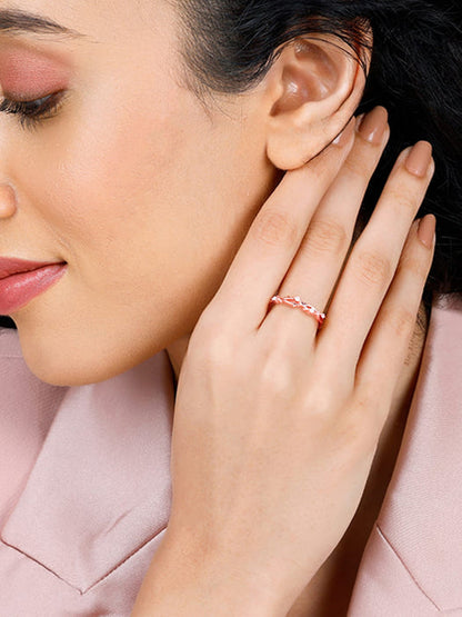 Rose Gold Wreath Ring