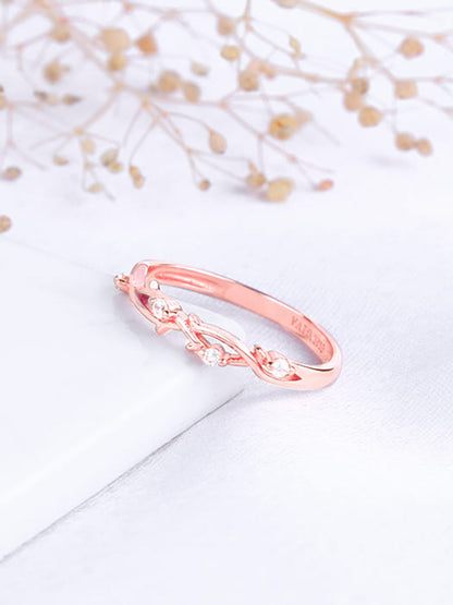 Rose Gold Wreath Ring
