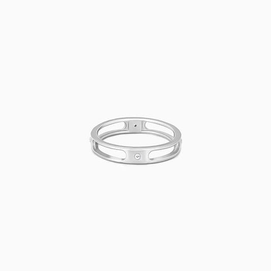 Silver Classic Link Ring for Him