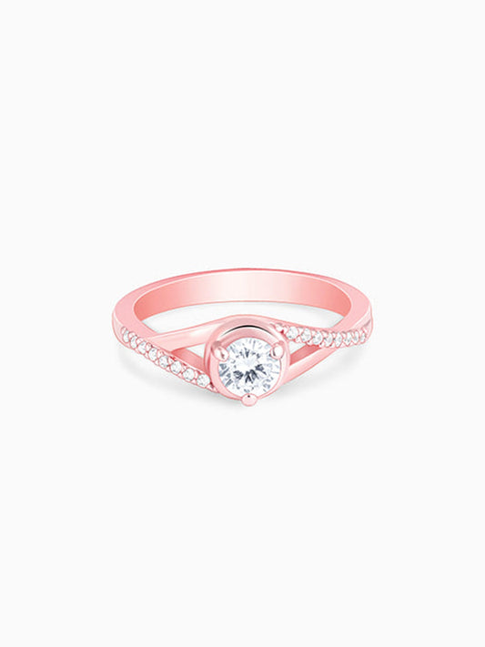 Rose Gold Eye of Shine Ring