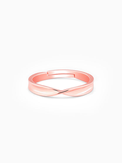 Anushka Sharma Rose Gold Minimal Grace Ring