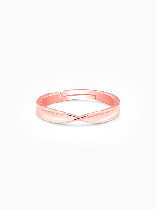 Anushka Sharma Rose Gold Minimal Grace Ring