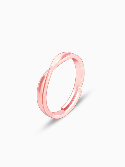 Anushka Sharma Rose Gold Minimal Grace Ring