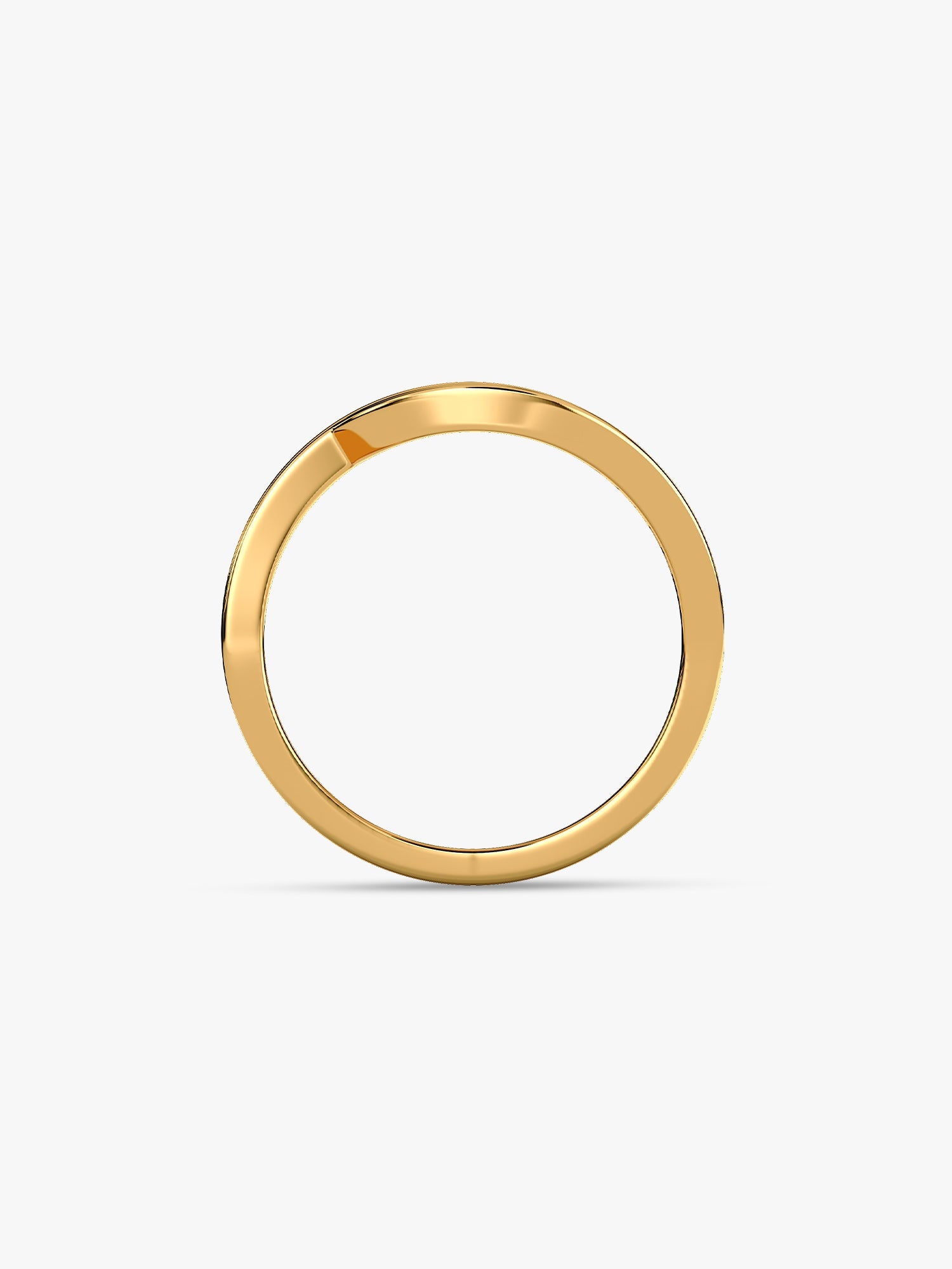 Golden Dual Wave Ring