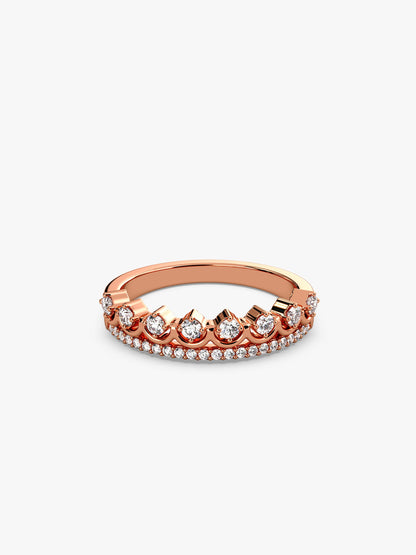 Rose Gold Reina Ring