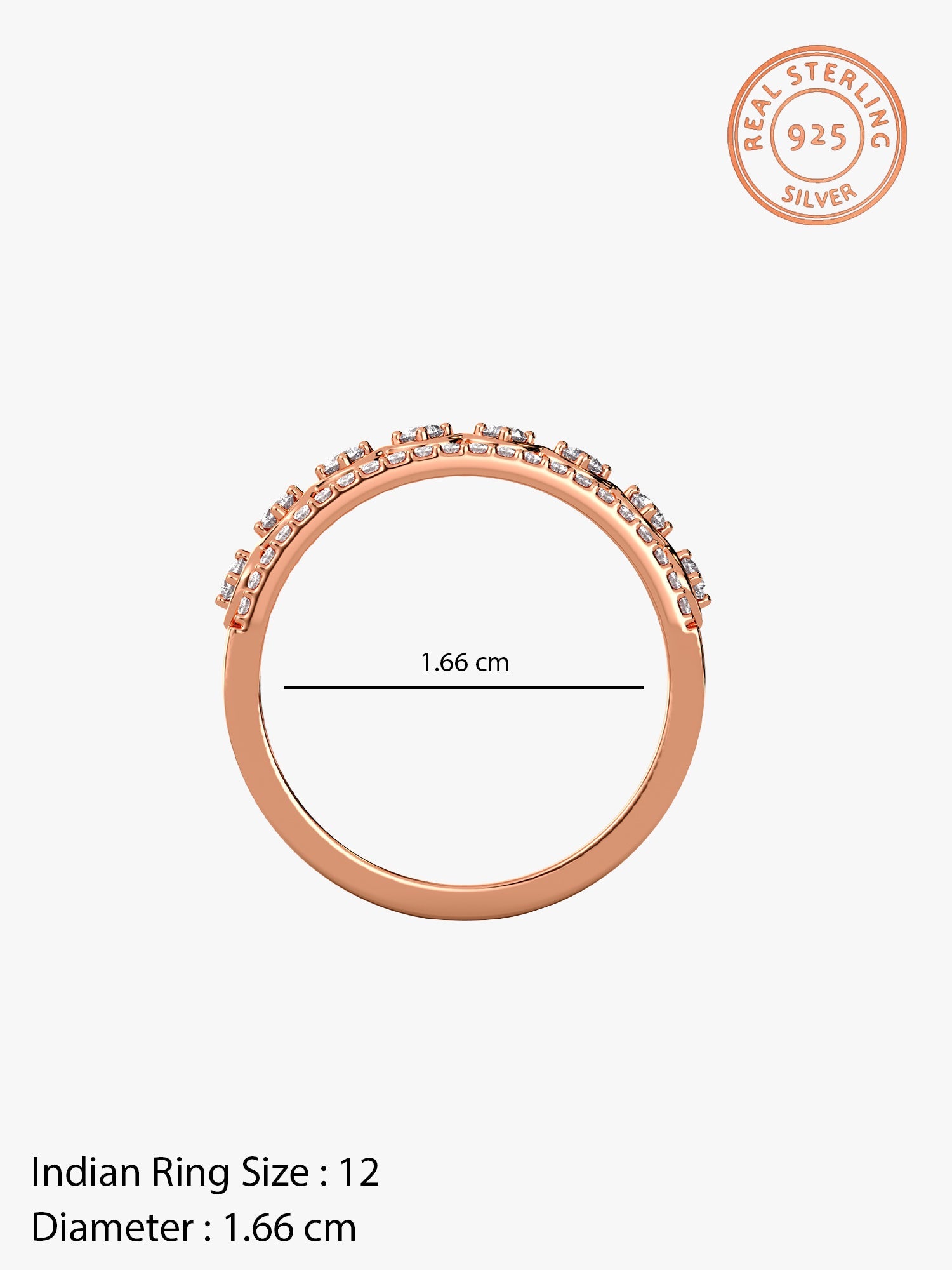 Rose Gold Reina Ring