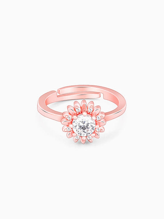 Rose Gold Radiant Sunshine Ring