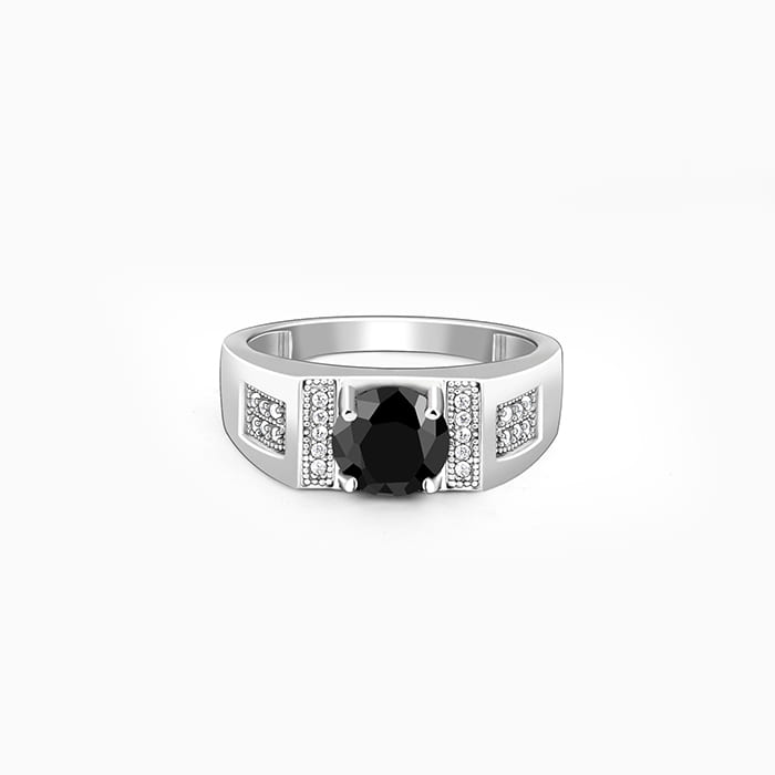 Silver Gentle Harmony Ring For Him (Size 22)