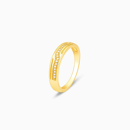 Golden Prominence Ring For Him