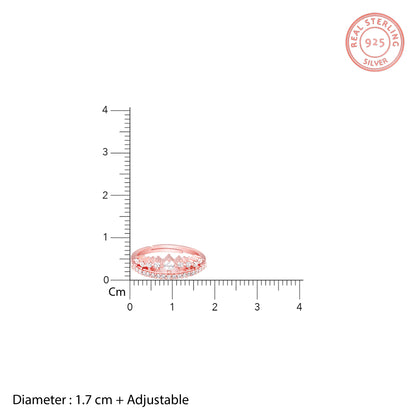 Rose Gold Queen's Crown Ring