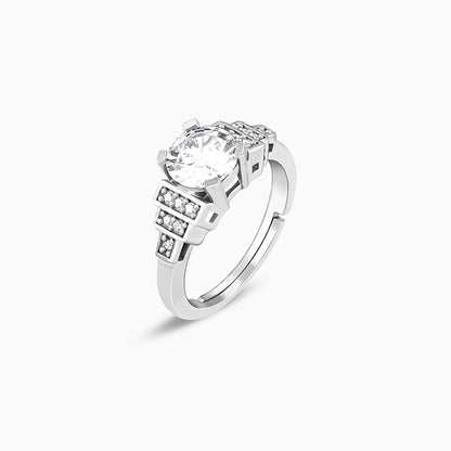 Silver Evening Glamour Ring