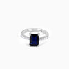 Silver Sapphire Brilliance Ring