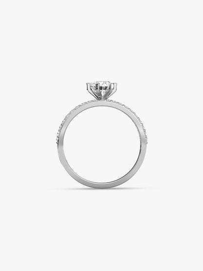 Silver Stacked Shine Ring
