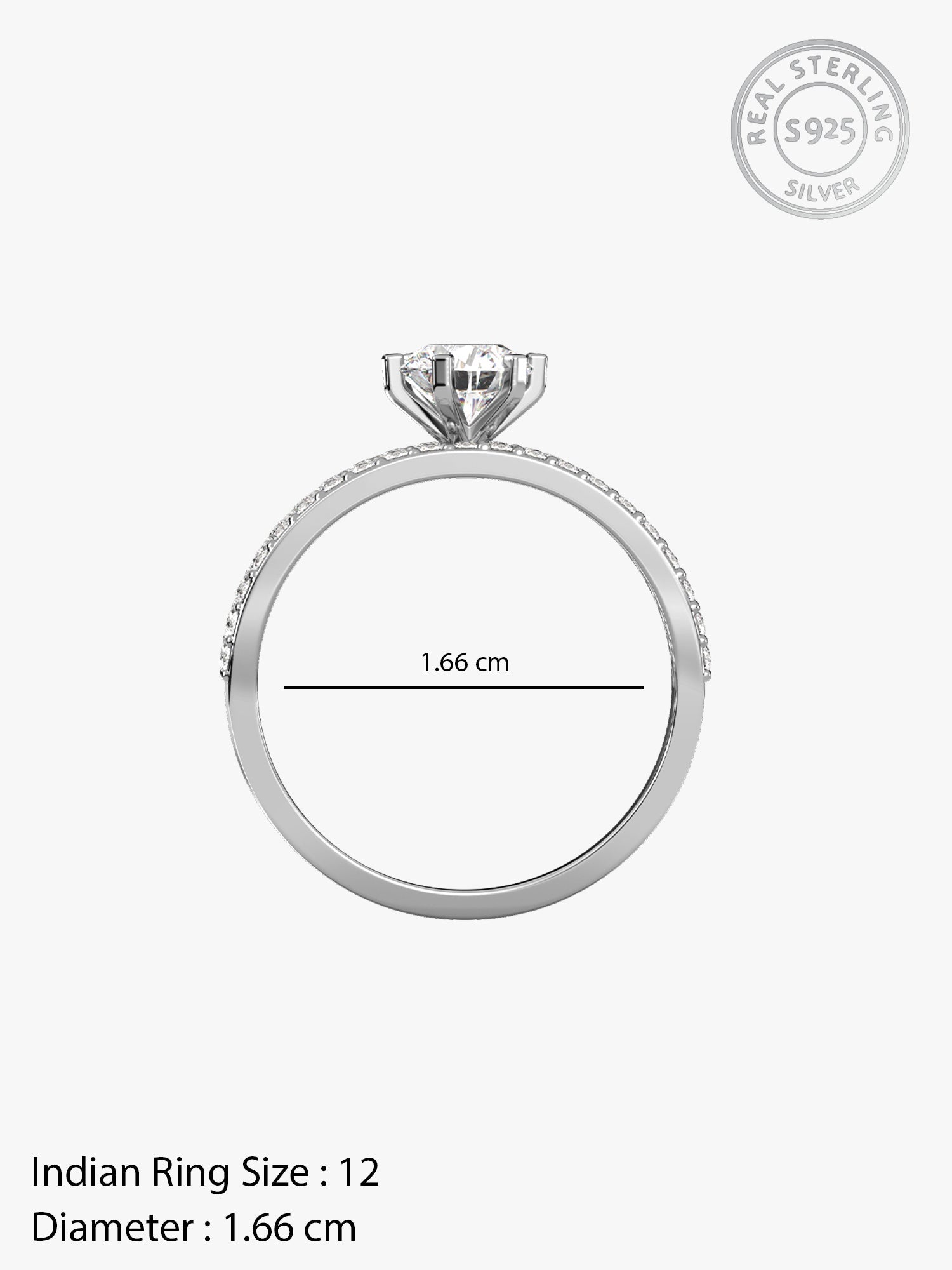 Silver Stacked Shine Ring