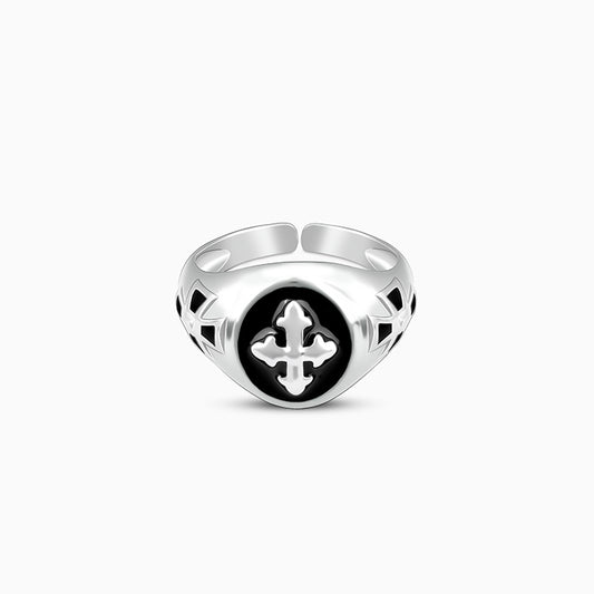 Silver Celtic Cross Ring For Him